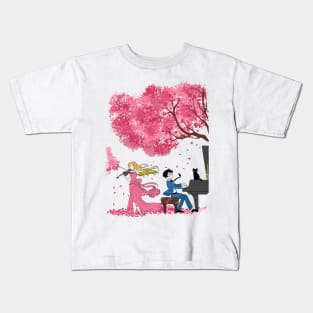 The Violinist and the Pianist Kids T-Shirt